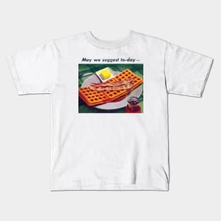 1930s Breakfast Time Kids T-Shirt